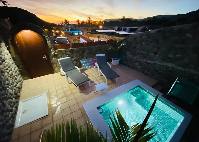 別荘 Amazing Anfi Tauro Duplex With Private Pool